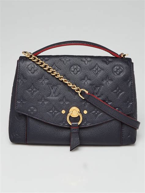 LOUIS VUITTON Empreinte Blanche BB Marine Rouge.